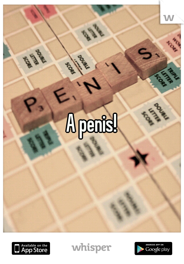 A penis!