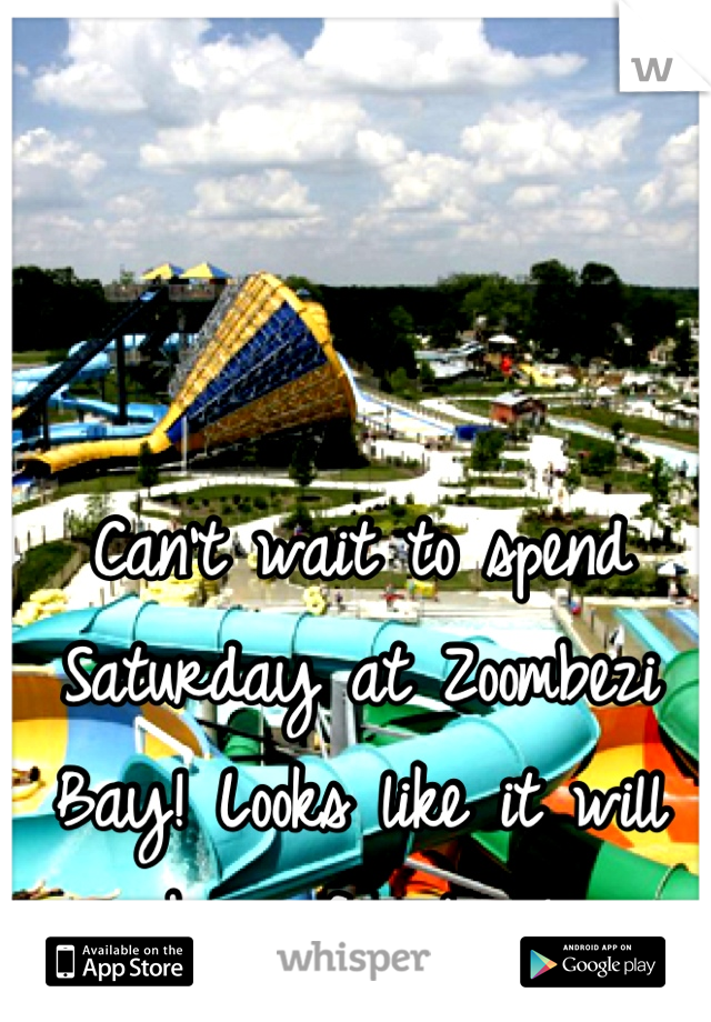 Can't wait to spend Saturday at Zoombezi Bay! Looks like it will be a fun time!