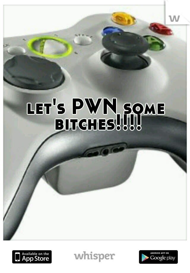 let's PWN some bitches!!!!