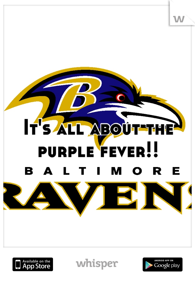 It's all about the purple fever!!