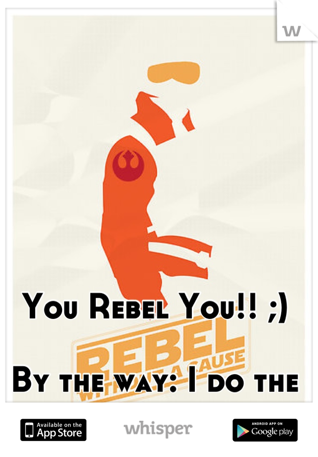 You Rebel You!! ;) 

By the way: I do the same thing