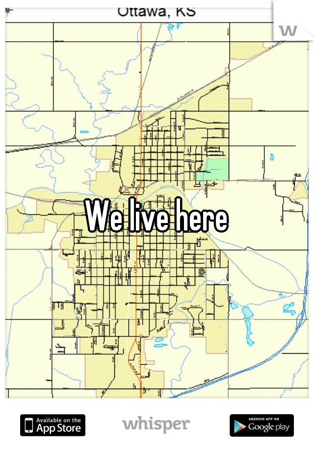 We live here