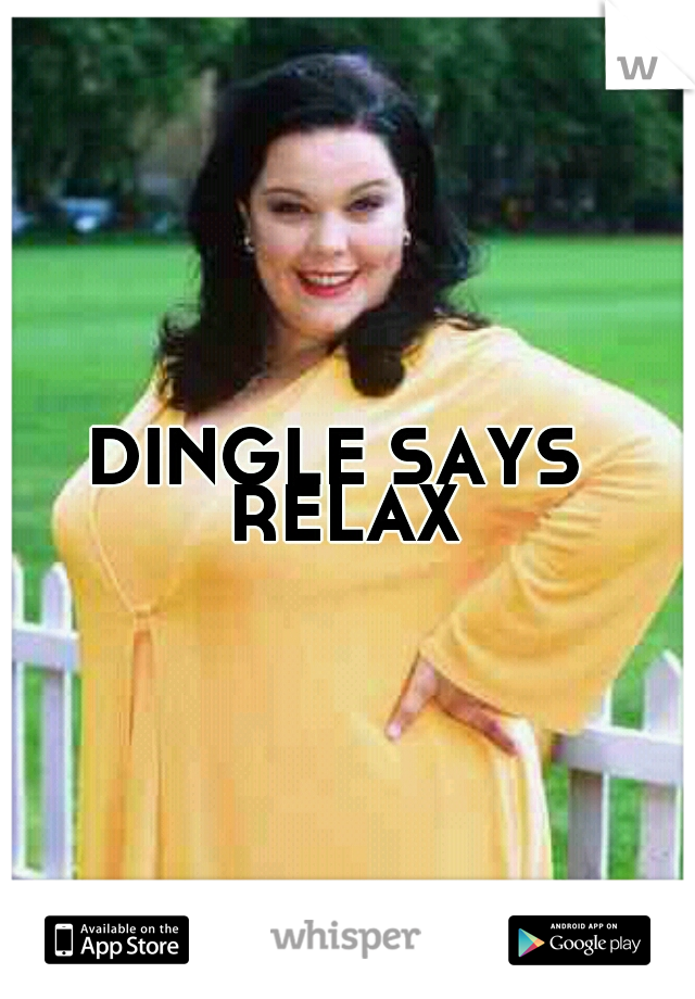 DINGLE SAYS RELAX