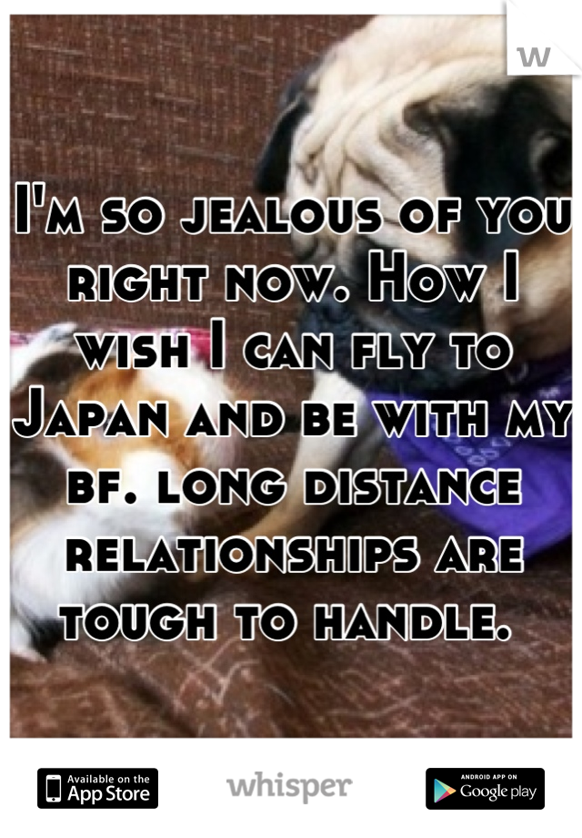 I'm so jealous of you right now. How I wish I can fly to Japan and be with my bf. long distance relationships are tough to handle. 