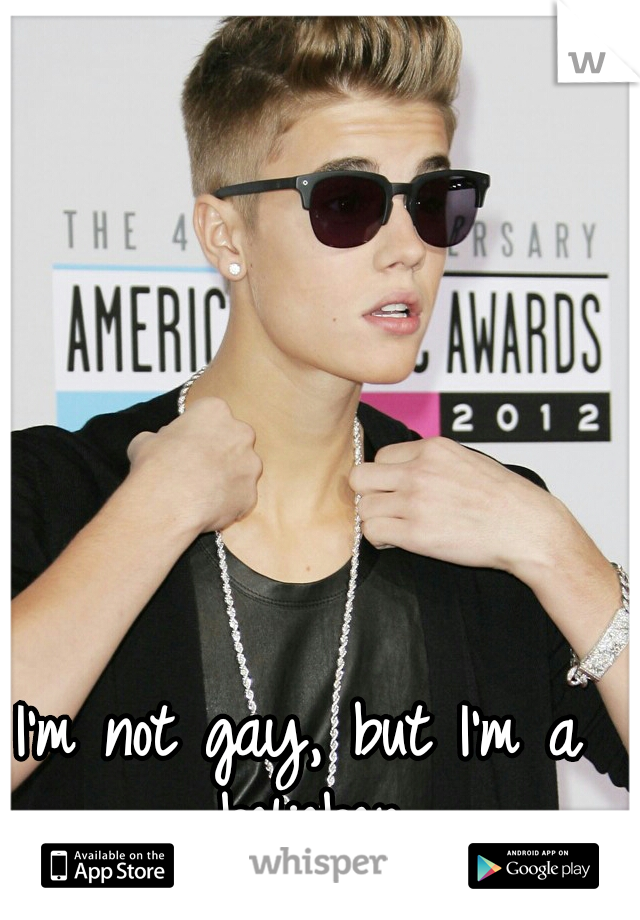I'm not gay, but I'm a belieber