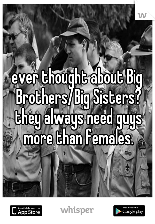 ever thought about Big Brothers/Big Sisters? they always need guys more than females.