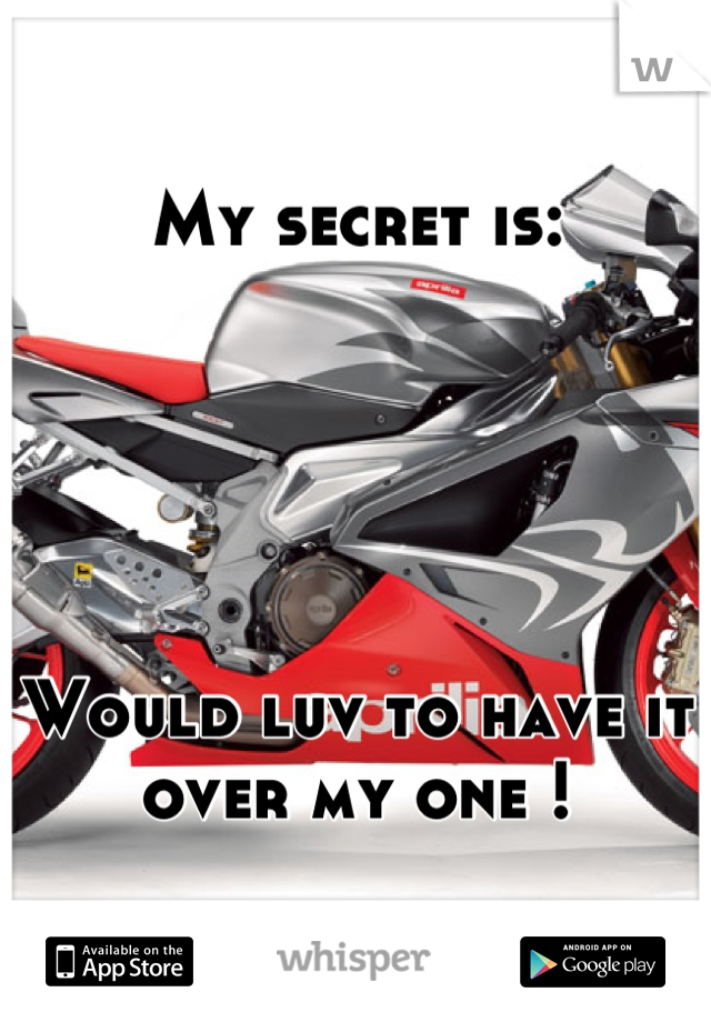 My secret is:





Would luv to have it over my one !