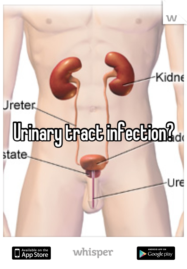 Urinary tract infection?
