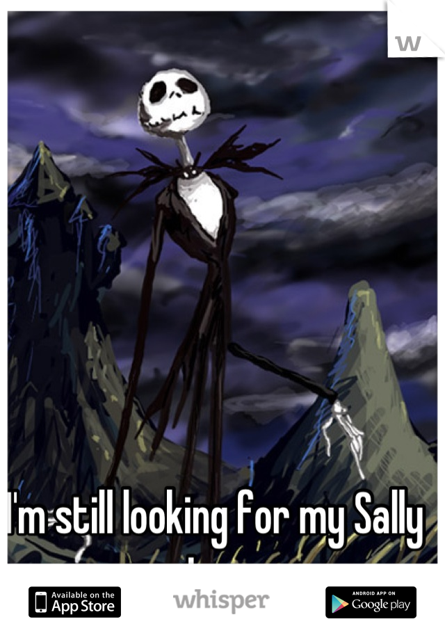 I'm still looking for my Sally too