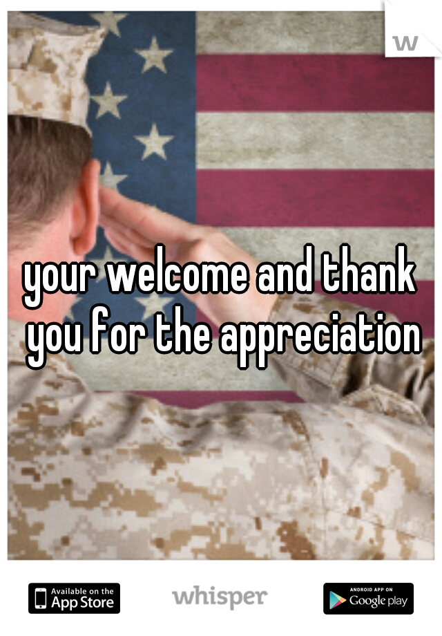 your welcome and thank you for the appreciation