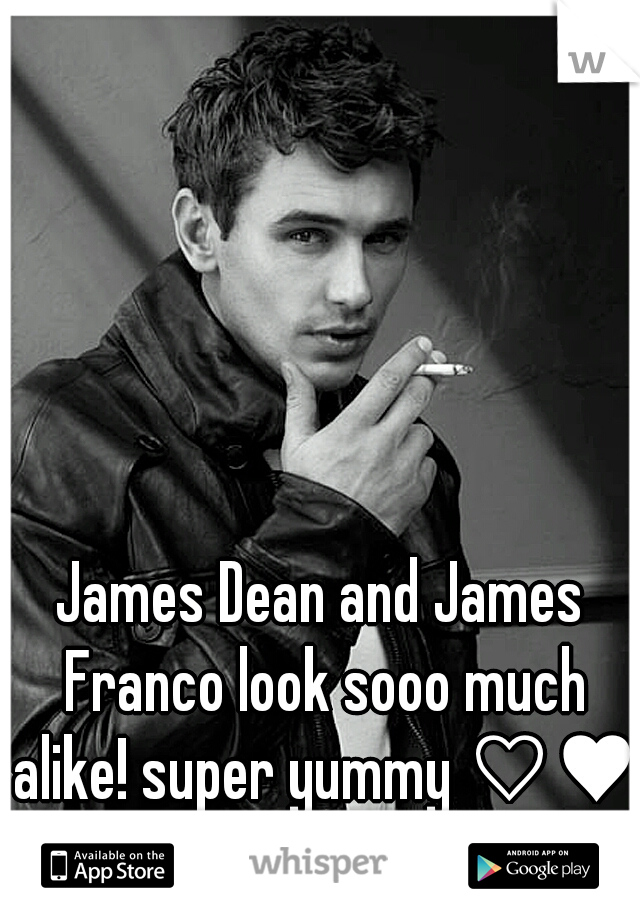 James Dean and James Franco look sooo much alike! super yummy ♡♥♡