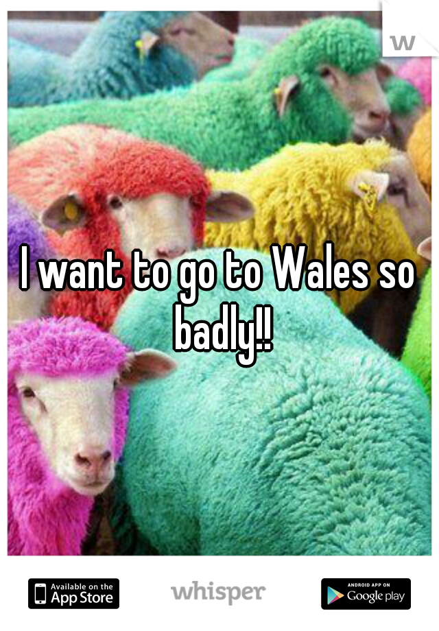 I want to go to Wales so badly!!