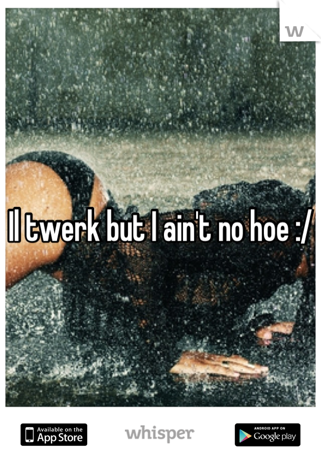 Il twerk but I ain't no hoe :/