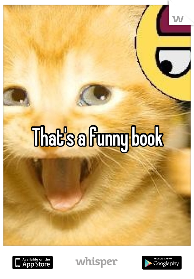 That's a funny book