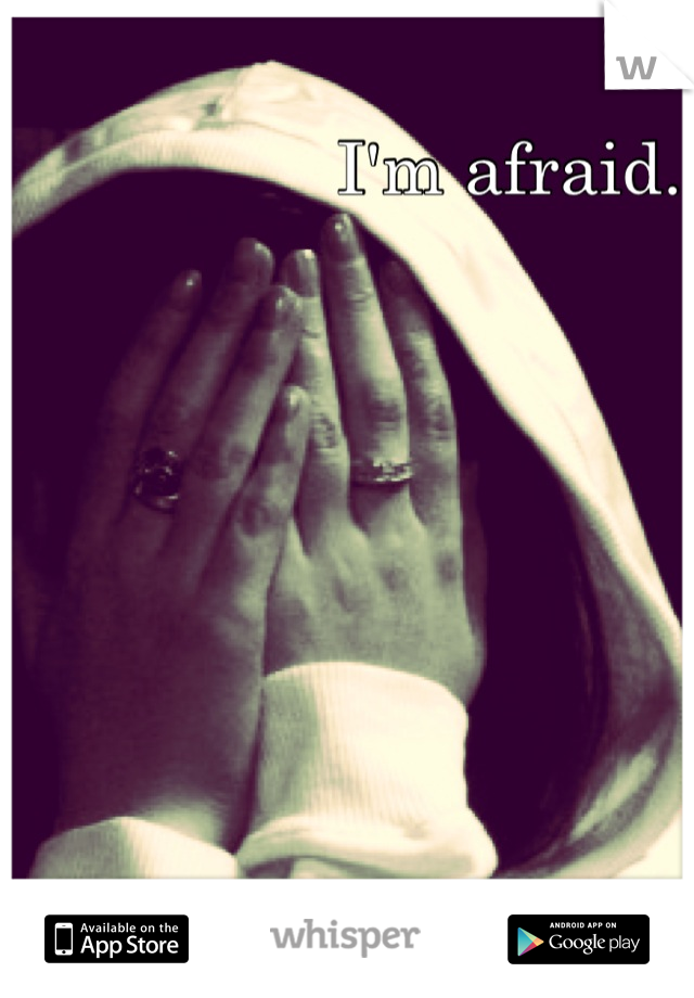 I'm afraid. 