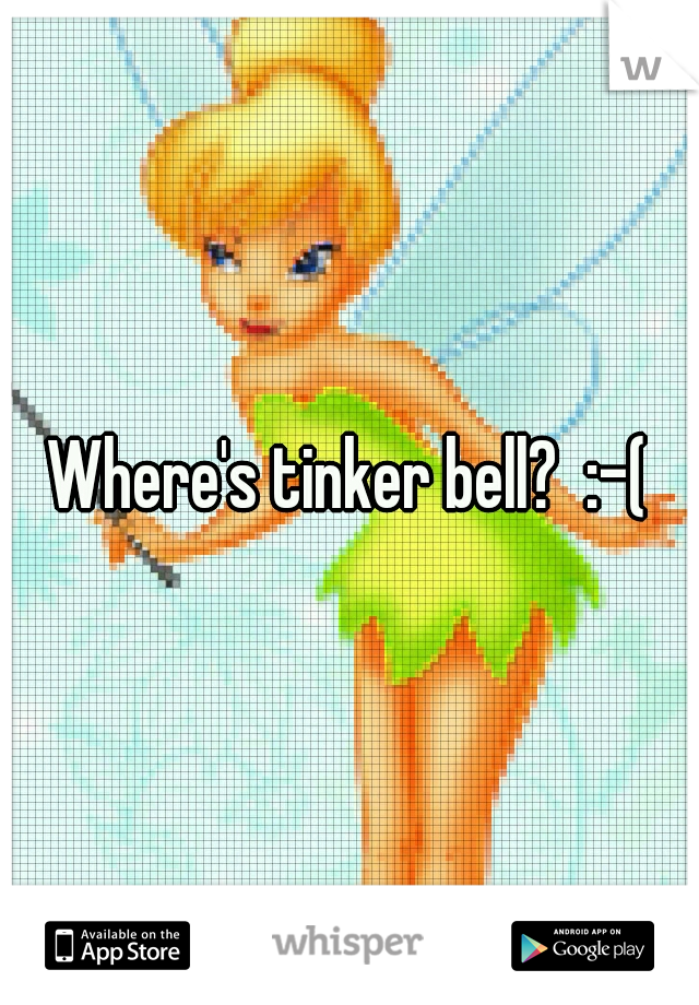 Where's tinker bell?  :-(