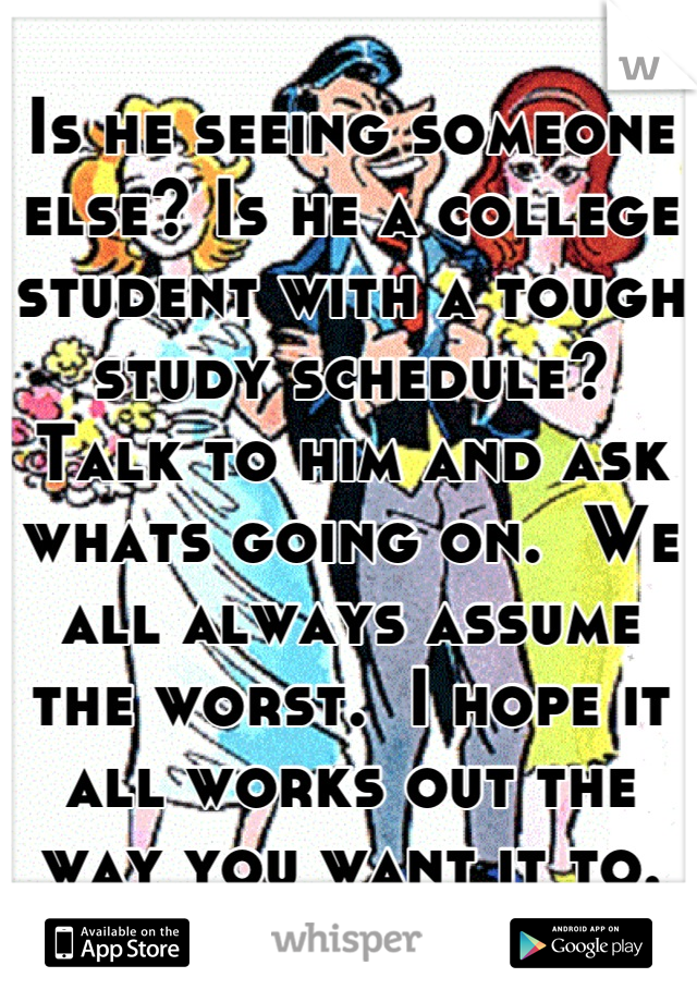 Is he seeing someone else? Is he a college student with a tough study schedule?  Talk to him and ask whats going on.  We all always assume the worst.  I hope it all works out the way you want it to.