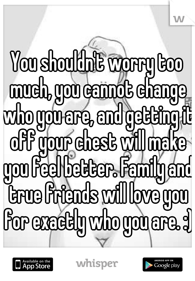 You shouldn't worry too much, you cannot change who you are, and getting it off your chest will make you feel better. Family and true friends will love you for exactly who you are. :)