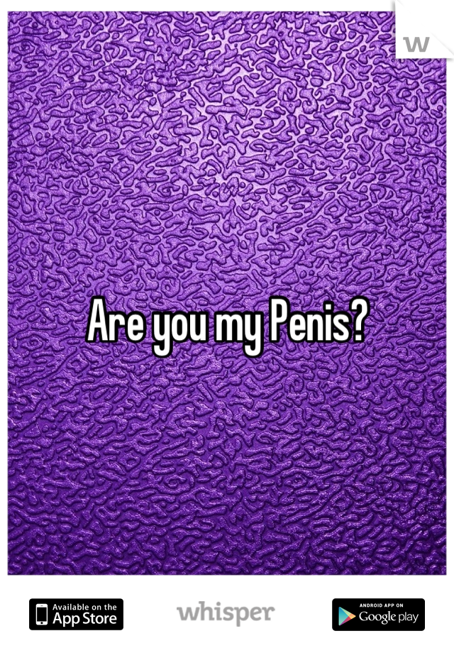 Are you my Penis?