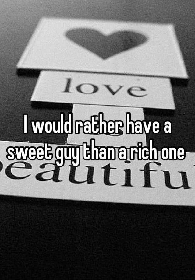 a sweet guy meaning