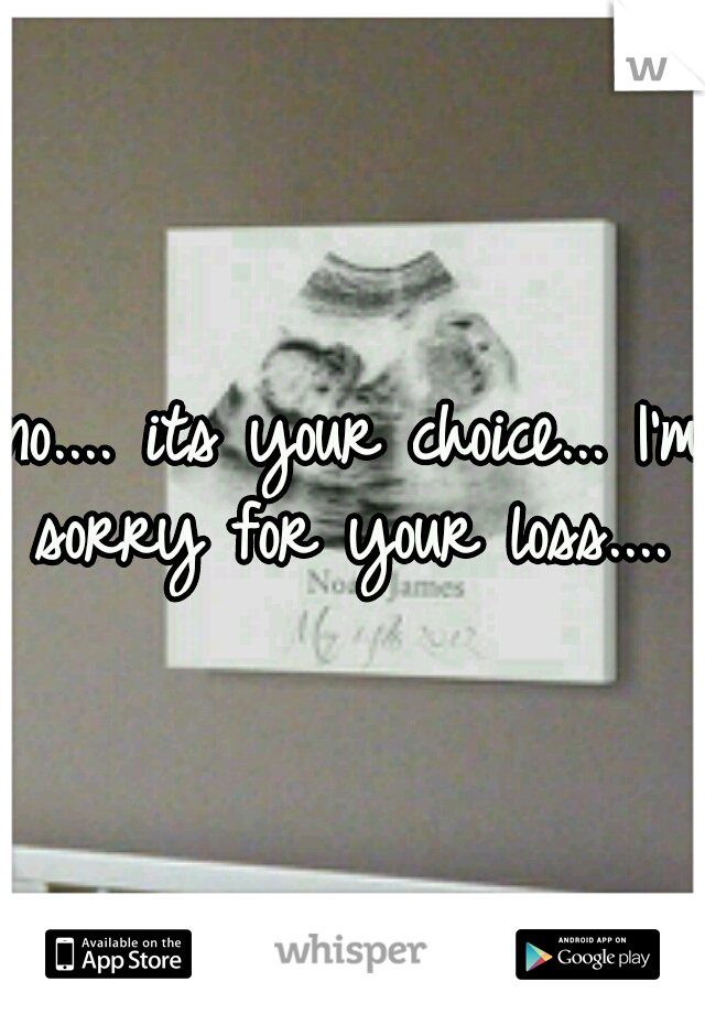 no.... its your choice... I'm sorry for your loss.... 