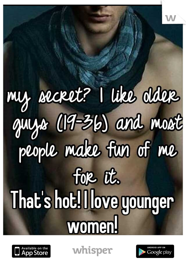 That's hot! I love younger women!