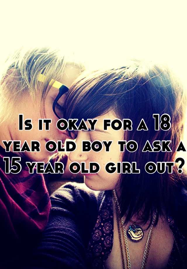 is it ok for a 18 year old to date a 30 year old