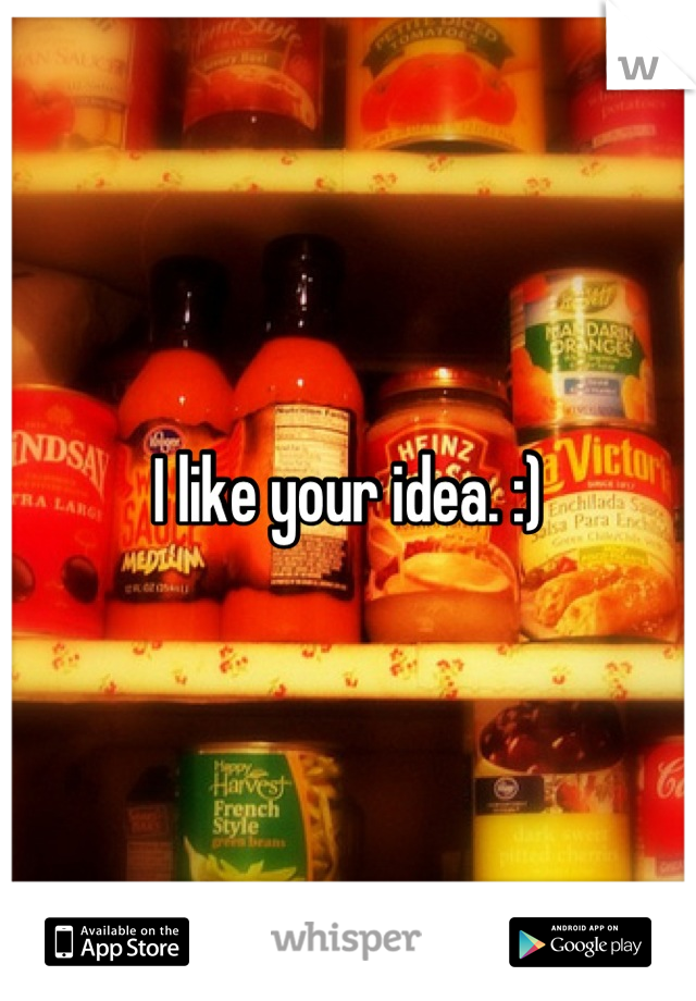 I like your idea. :)