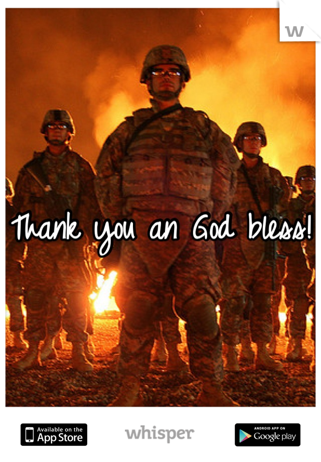 Thank you an God bless!