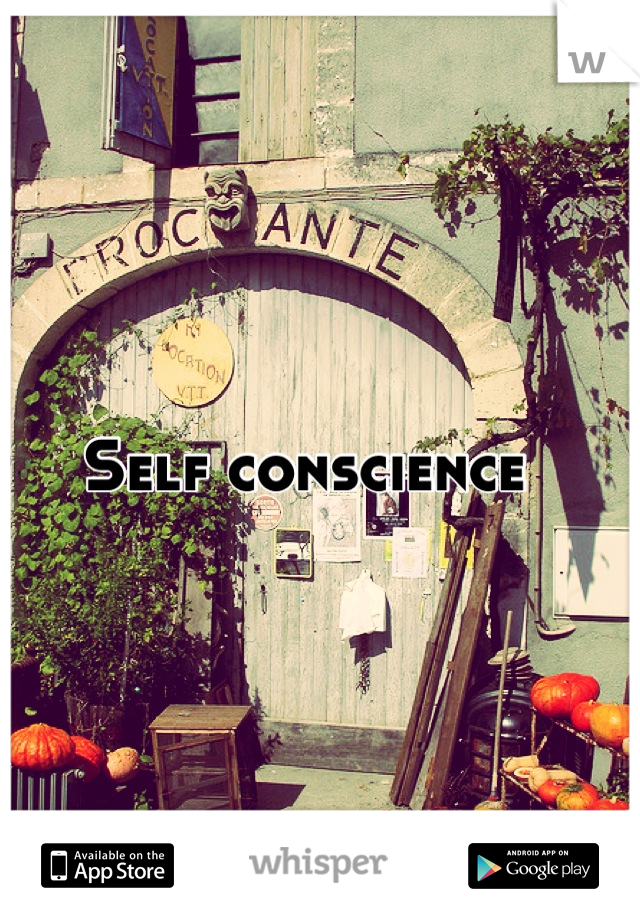 Self conscience 