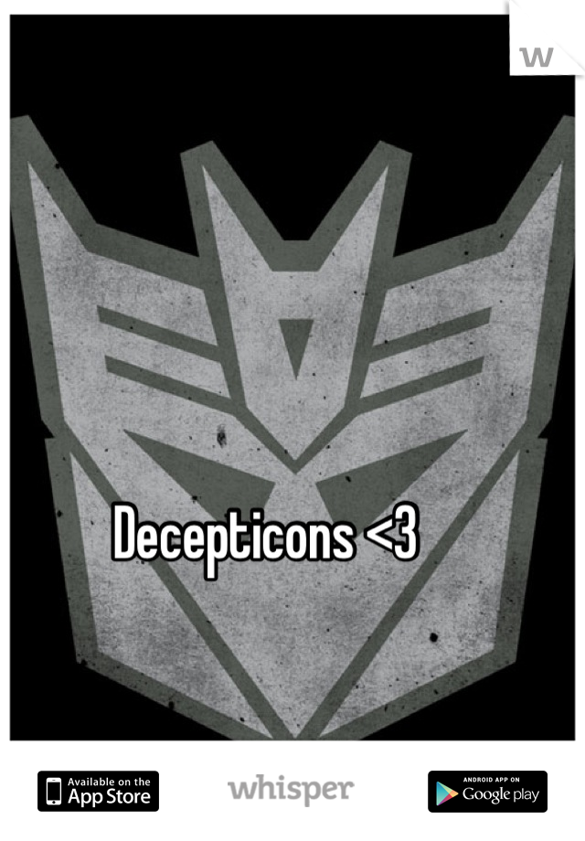 Decepticons <3