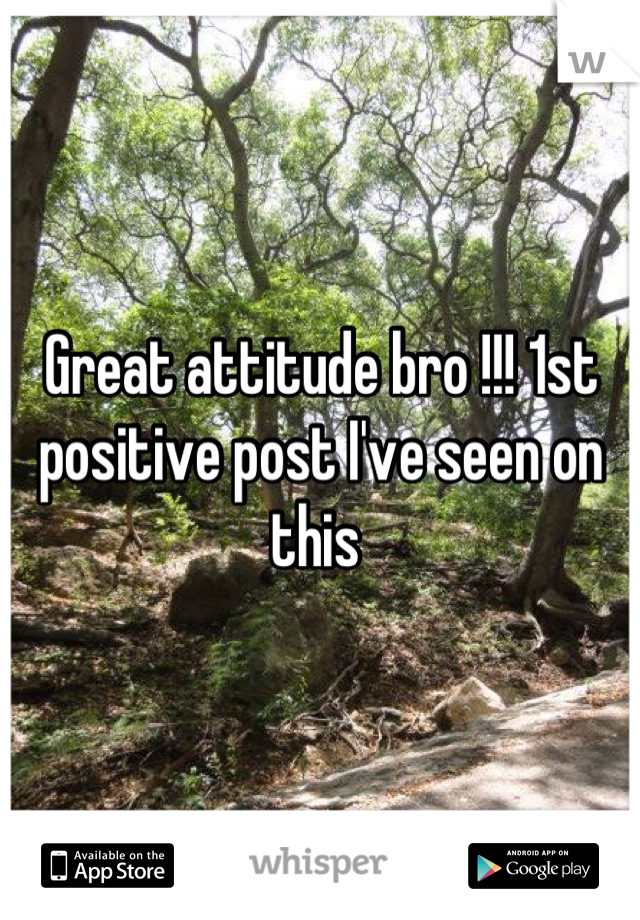Great attitude bro !!! 1st positive post I've seen on this 