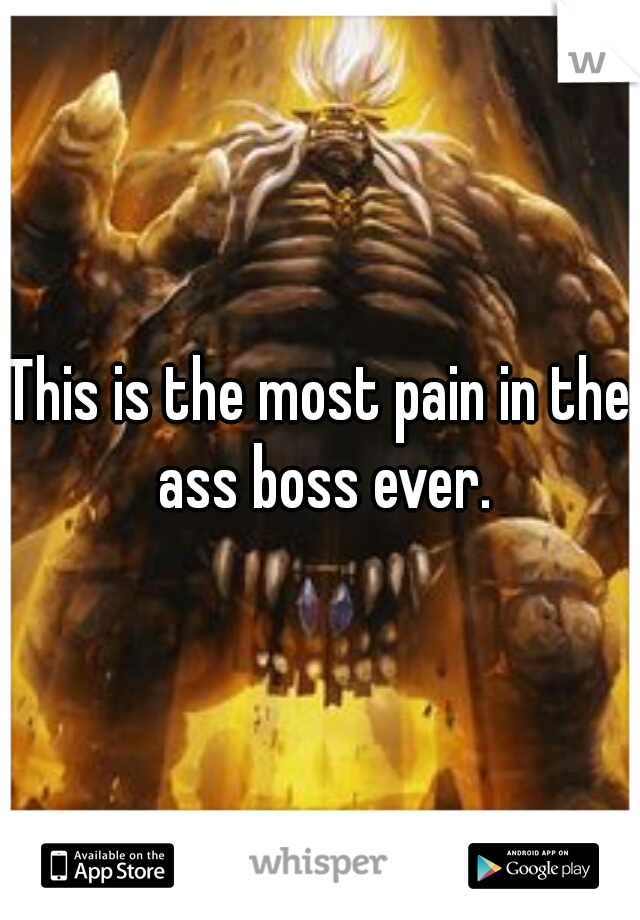 This is the most pain in the ass boss ever.