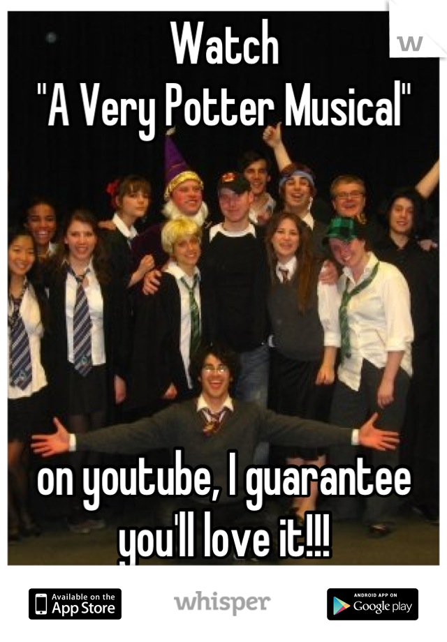 Watch 
"A Very Potter Musical" 





on youtube, I guarantee you'll love it!!!