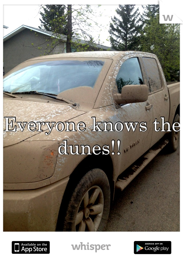 Everyone knows the dunes!! 
