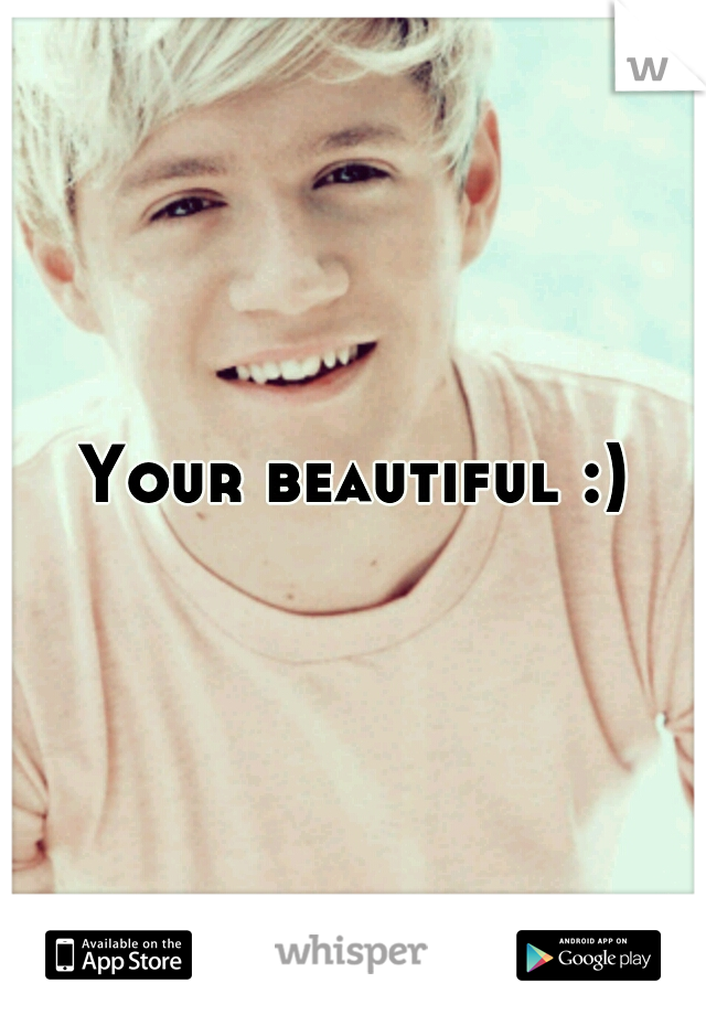 Your beautiful :)