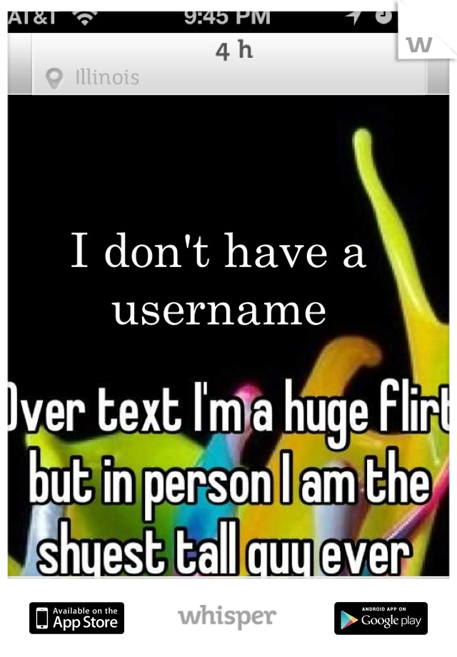 I don't have a username