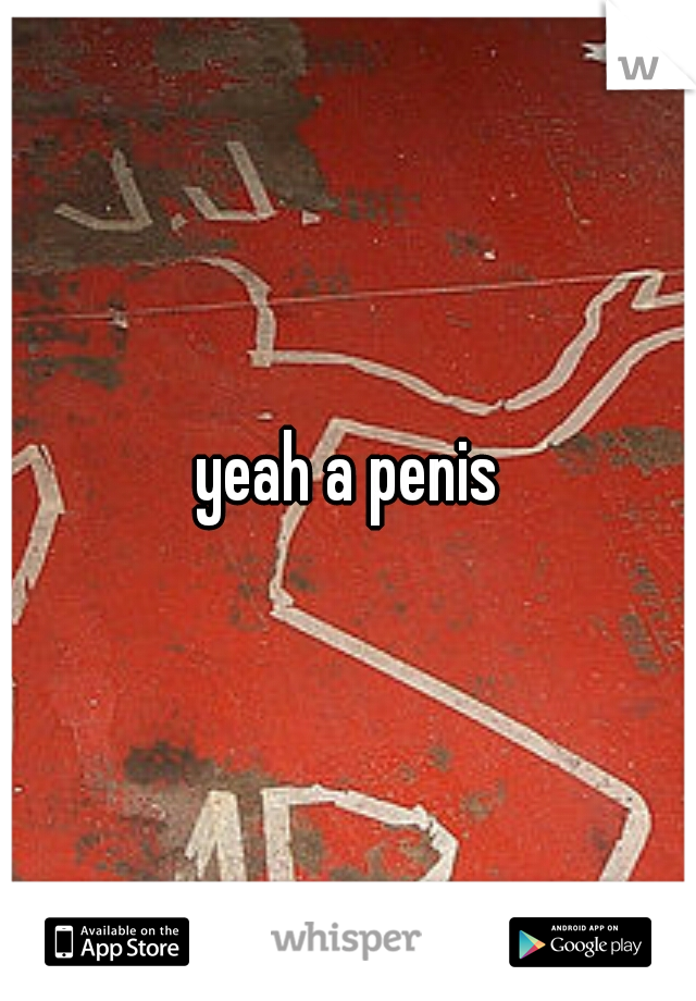 yeah a penis