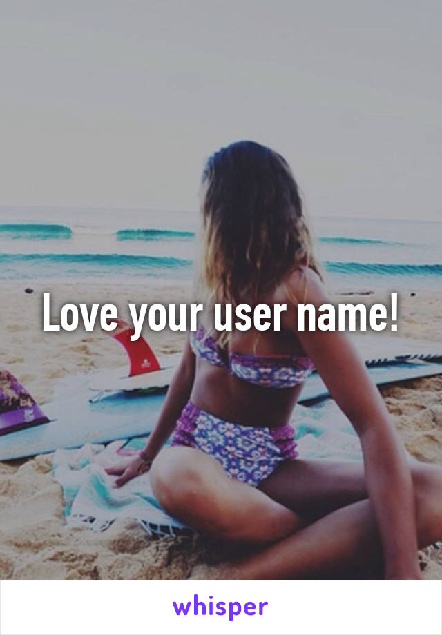 Love your user name!