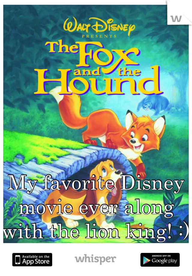 My favorite Disney movie ever along with the lion king! :)
