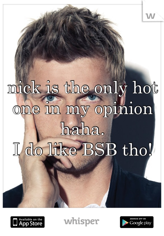 nick is the only hot one in my opinion haha. 
I do like BSB tho!