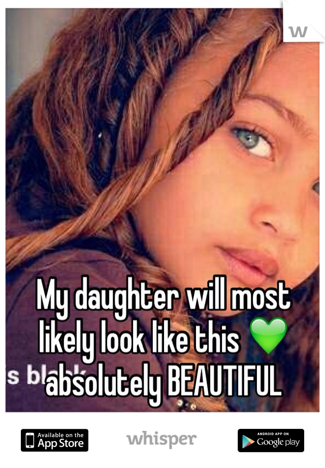 My daughter will most likely look like this 💚 absolutely BEAUTIFUL