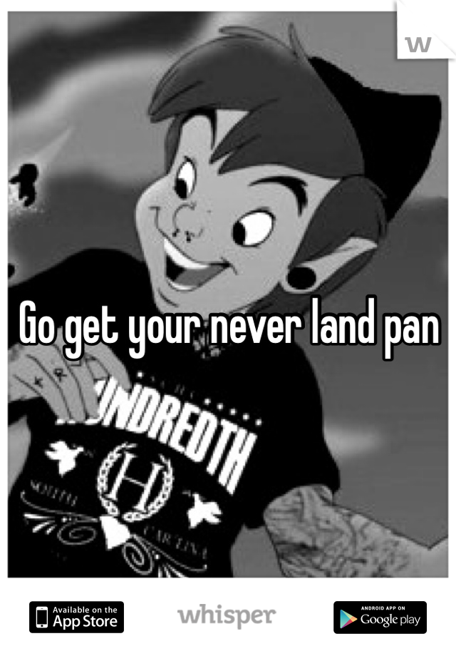 Go get your never land pan