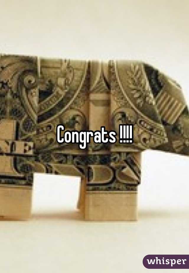 Congrats !!!!
