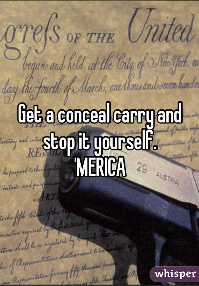 Get a conceal carry and stop it yourself. 
'MERICA