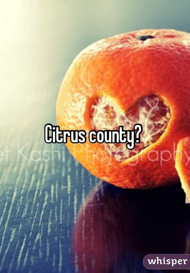 Citrus county? 