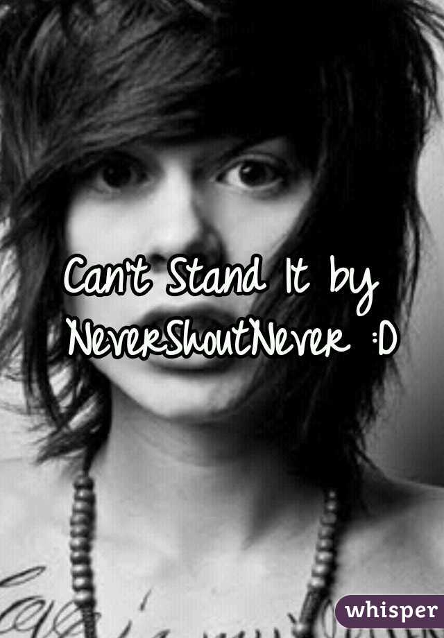 Can't Stand It by NeverShoutNever :D