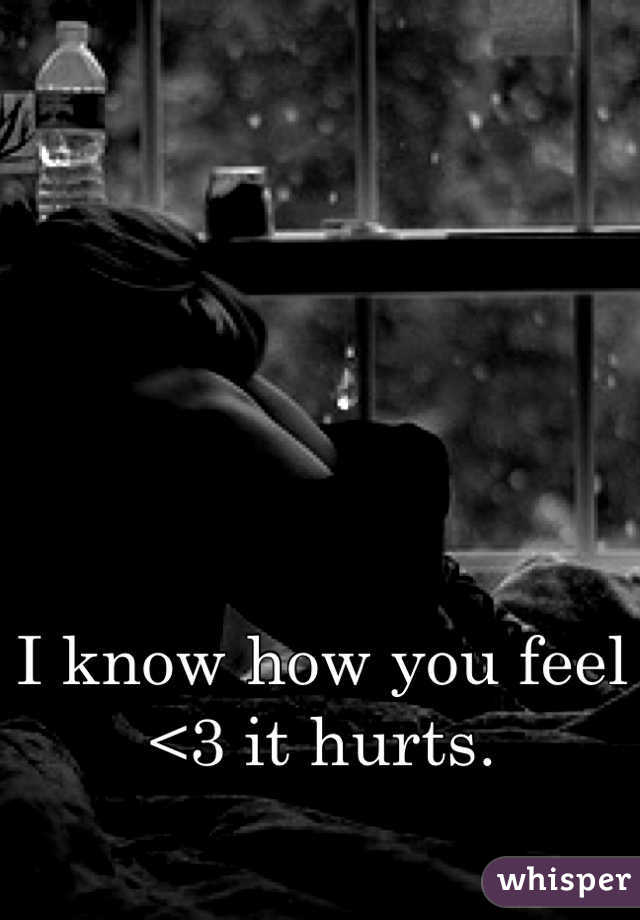 I know how you feel <3 it hurts.