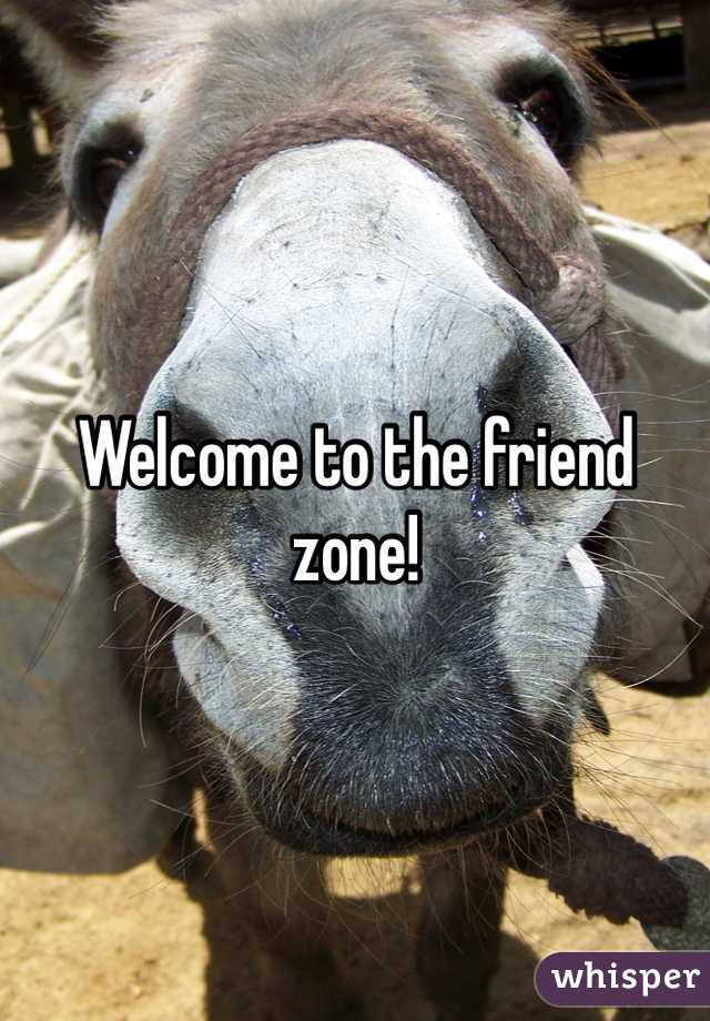 Welcome to the friend zone!

