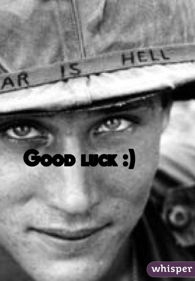 Good luck :)